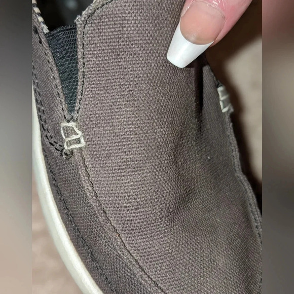 Crocs Women's Walu Canvas Loafer Brown Slip On Shoes Size 11 - Picture 2 of 11